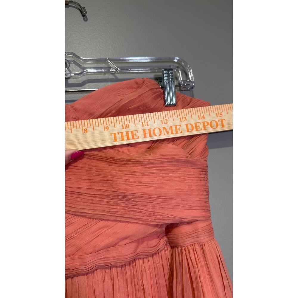 J. Crew Marbella Strapless Silk Chiffon Mini Dress Size 2 Homecoming Formal - Picture 11 of 13